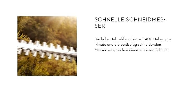 STIHL HSE 42 Heckenschere 45 cm 420W 48180113520