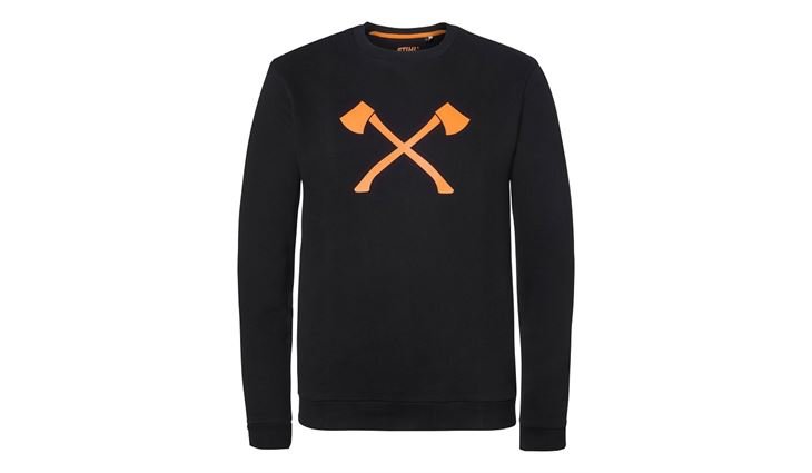 STIHL Timbersports Sweatshirt AXE schwarz Gr.XL